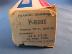 Stancor Filament Transformer P-8385 New. Fixed Price $32.99.