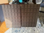 Realistic Optimus 9 Vintage Speaker Grills Very Rare 26.5" X 17.75". Fixed Price $50.00.