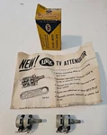 2 Vintage Irc QJ-3 Tv Television Attenuators Nos 15/16" International Resistance. Fixed Price $19.99.