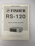 Vtg Original Fisher RS-120 Am/fm Stereo Receiver Service Manual Repair. Fixed Price $18.88.