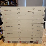 Vintage Audio Video Rack Mounted Lot Untested - Read Discription. Fixed Price $450.00.