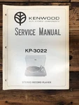 Kenwood KP-3022 Record Player / Turntable Service Manual *original*. Fixed Price $24.97.
