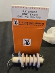 Ef Johnson Company Rf Choke Cat. No. 102-752, New Open Box. Fixed Price $27.86.