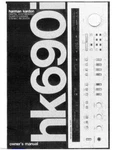 Harman Kardon HK690I Receiver Owners Manual. Fixed Price $22.24.