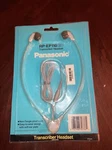 Nos Vintage Panasonic Transcriber Headset RP-EP110 Gray 1/8 Mono Jack Read. Fixed Price $39.99.