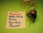 Pioneer ASG-503 Push Switch Power SX-690 SX-680 SX-580 SX-590 Stereo Receiver. Fixed Price $9.98.