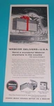 1959 Santa Claus Christmas Print Ad Webcor Stereo Tape Recorders Fonografs. Fixed Price $10.00.