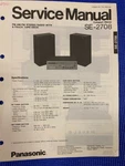 Panasonic SE-2708 SE2708 Service Manual **original** 2591 5074. Fixed Price $10.99.