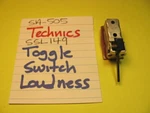 Technics SSL149 Loudness Toggle Switch SA-505 SA-404 Stereo Receiver. Fixed Price $10.97.
