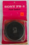 FS-6 Foot Switch, For Sony/superscope Tape Recorder Models. Fixed Price $12.95.
