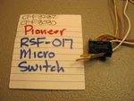 Pioneer RSF-017 Micro Switch CT-F8282 CT-F8080 Cassette Deck. Fixed Price $8.22.