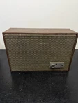 Vintage General Electric Porta Fi Tube Powered Speaker 24 Powers On. Fixed Price $47.99.