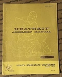 Heathkit IM-17 Utility Solid-state Voltmeter Manual. Fixed Price $26.00.