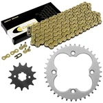 Drive Chain & Sprockets Kit Fits Honda 300EX TRX300X Sportrax 1993-2009. Fixed Price $48.00.