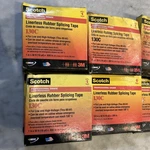 Scotch 130C Linerless Rubber Splicing Tape, 3/4 X Ft Lot Of 20 Rolls. Fixed Price $200.00.
