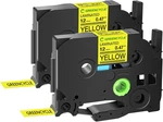 2 Pack Compatible For Ptouch Label Maker Tape AZE-631 TZE-631 TZ631 TZ-631. Fixed Price $17.99.