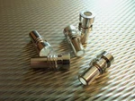 (10) Silver UG-175/U For PL259 Connector Antenna Coaxial Adapter. Fixed Price $9.25.