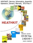 Heathkit Service Manuals, Assembly & Schematics, Custom Computer Dvd !. Fixed Price $15.97.