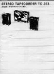 Sony TC-353 Tape Deck Owners Manual. Fixed Price $22.24.