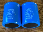 New 39000 Uf 75V Capacitors Exact Fit Mcintosh MC2200 MC2205 Main Filter 2023!. Fixed Price $170.00.