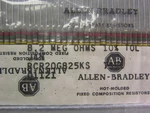 50 Ms Allen Bradley RCR20G825KS 8.2 Meg 1/2W 10% Carbon Composition Resistors. Fixed Price $31.99.