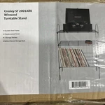 Crosley 2001ABK Wirecord Turntable Stand Never Opened New In Box. Fixed Price $79.19.