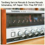 Tandberg Service & Owner Manuals Schematics,custom Hifi Collection, Computer Dvd. Fixed Price $12.97.