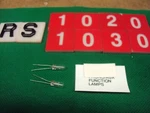 Fisher RS-1020/RS-1030 Receivers Replacement Fm/am Function Lamps W/ Heat Shrink. Fixed Price $16.99.
