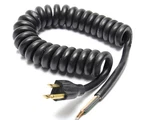 Alpha Wire 658 16AWG 3-CONDUCTOR Sjo Coiled Retractile Power Cord, 1-5FT. Fixed Price $14.95.