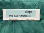 Allegro Tape Head Demagnetizer For Reel-to-reel; Cassette Deck & 8-TRACK.. Fixed Price $30.00.