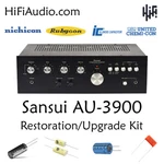 Sansui AU-3900 Rebuild Restoration Recap Service Kit Fix Repair Filter Capacitor. Fixed Price $125.00.