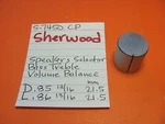 Sherwood 72135 Speaker Select Bass Treble Volume Bal Knob S-7450 S-7250CP. Fixed Price $9.32.