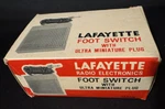 Vintage Lafayettetape Recorder Foot Pedal Switch Ultra Miniature Plug 99-15810. Fixed Price $5.00.
