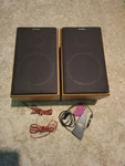 Sony SS-U310 Wired Wood Cabinet Stereo Bookshelf Speakers *needs Refoaming #2169. Fixed Price $69.95.