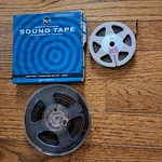 Vintage Rca Reel To Magnetic Tape 1200 Ft, Dejur Grundig 30 Min Sound. Fixed Price $8.00.