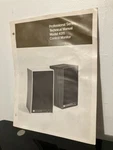 Jbl 4311 Original Manual. Fixed Price $25.00.