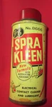 Vintage Gc Electronics Spra Kleen Contact Cleaner Tin 8666 6OZ Metal Top Empty. Fixed Price $25.00.