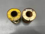 (t) Vintage Western Electric AT6157 Copper Lashing Wire 2 Rolls Solder - Usa. Fixed Price $30.00.