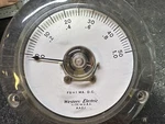 Western Electric Panel Meter Fs = 1 Dc Clear Lucite AA2J Made In Usa #9. Fixed Price $38.00.