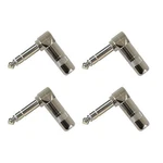 (4 Pack) Switchcraft 236 1/4" Trs 6.35MM Shielded Cond. Right Angle Plug. Fixed Price $33.99.