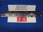 Pioneer SX-650 Control/switch Black Panel. P/n ANF-372. Parting Out. Fixed Price $15.99.