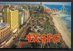 Qsl Cb Radio CARD"4X4FC,SHOIL(ALEX)TALNOPER,03,AREAL View OF..."ISRAEL(Q7248). Fixed Price $8.50.
