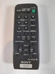 Sony RM-SR200 System Audio Stereo Receiver Cd Tuner Cassette Remote Control. Fixed Price $6.87.