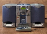 Aiwa Micro Compact Cd Am/fm Cassette Shelf Stereo LCX-107U Rare Retro Look Read. Fixed Price $85.00.