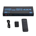 Hdmi Matrix Switch 4X4, In Out 4K With Edid Extractor Ir Remote Control. Fixed Price $86.99.