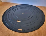 Pioneer Turntable Record Rubber Mat Model PL-670 Part Only. Fixed Price $12.59.