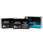 2-PACK Emerson 40 Battery UB6120 6V 12AH Sealed Lead Acid Sla Agm. Fixed Price $38.99.