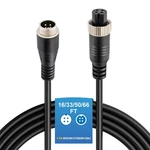 4 Pin Aviation Extension Cable (16/33/50/66FT) Backup Camera Cord Car Video Wire. Fixed Price $11.99.