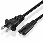 Fite On 2-PIN Ac Power Cord Cable Lead For Kawasaki KS-15C Figure 8 Shape Aka. Fixed Price $9.93.