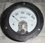 Vintage Westinghouse Analog Surface Mount 1600 Ampere Meter. Fixed Price $29.99.